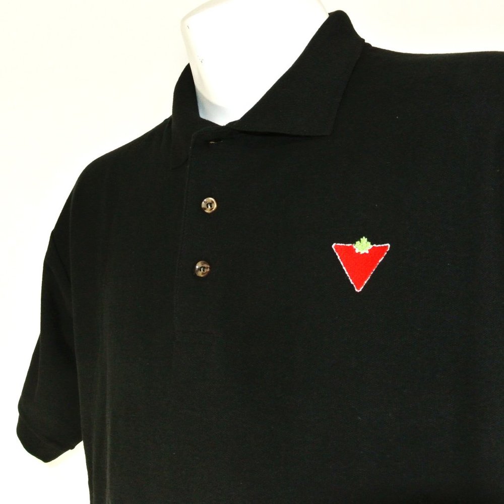 CANADIAN TIRE Store Employee Uniform Polo Shirt Black NEW Size L Large